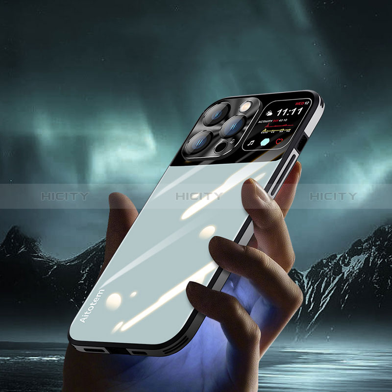 Custodia Silicone Specchio Laterale Cover AT2 per Apple iPhone 14 Pro Max