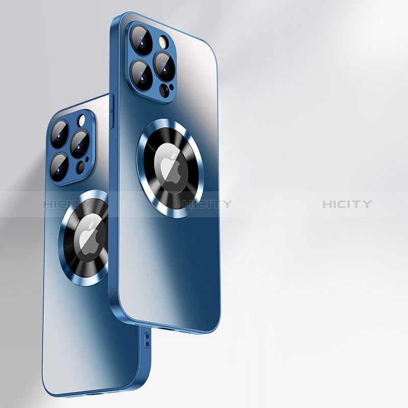 Custodia Silicone Specchio Laterale Cover con Mag-Safe Magnetic per Apple iPhone 13 Pro