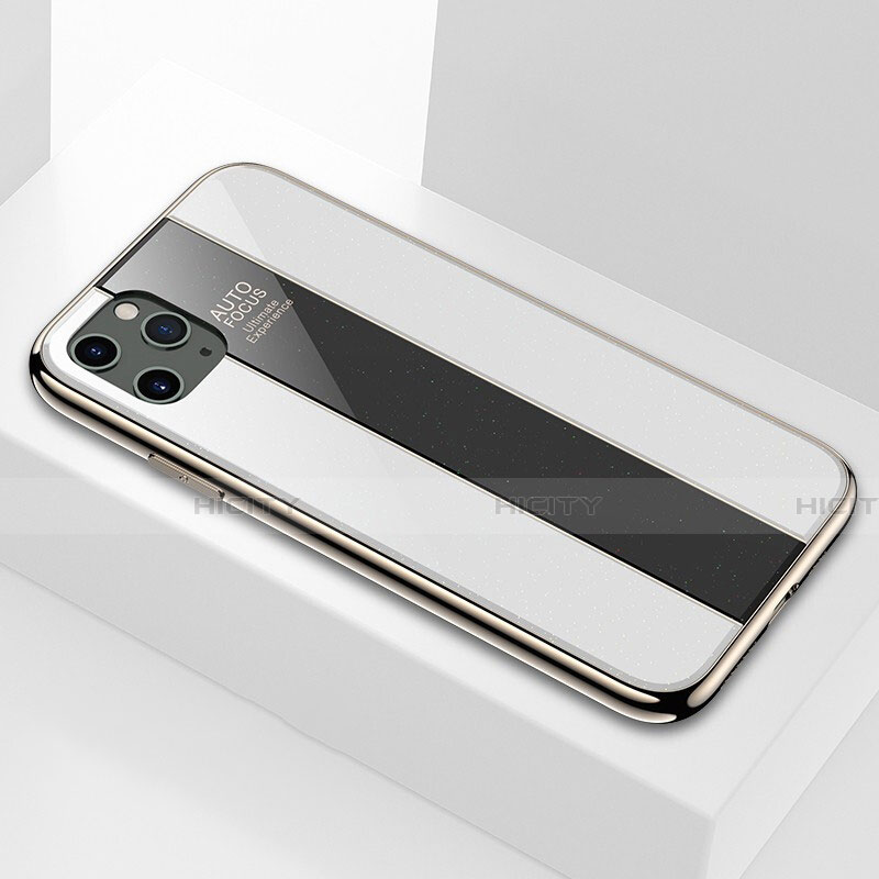 Custodia Silicone Specchio Laterale Cover F01 per Apple iPhone 11 Pro Bianco