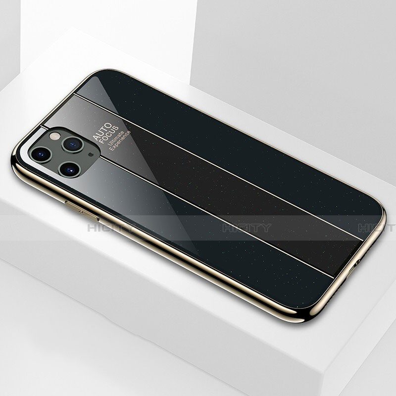 Custodia Silicone Specchio Laterale Cover F01 per Apple iPhone 11 Pro Nero