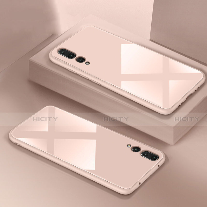 Custodia Silicone Specchio Laterale Cover F02 per Huawei P20 Pro