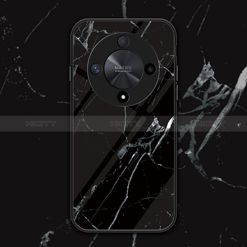 Custodia Silicone Specchio Laterale Cover LS1 per Huawei Honor X9b 5G