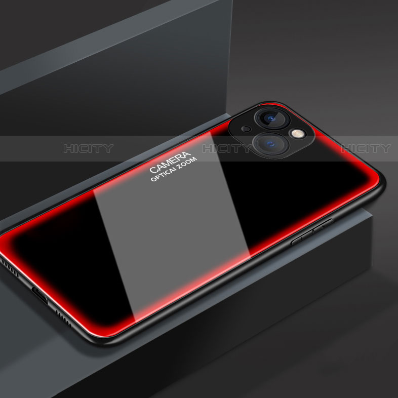 Custodia Silicone Specchio Laterale Cover M01 per Apple iPhone 13 Mini
