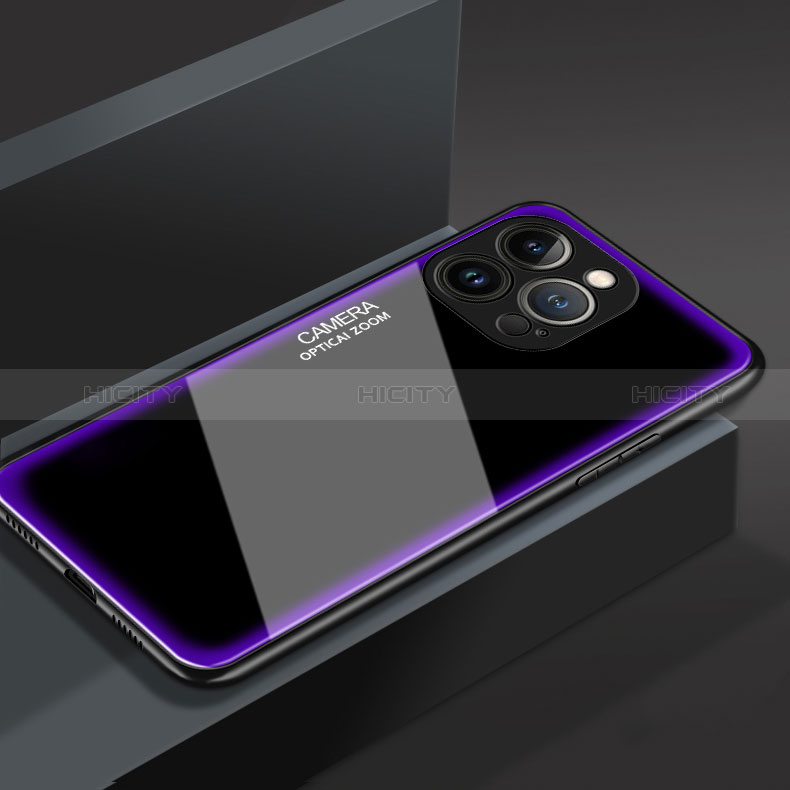 Custodia Silicone Specchio Laterale Cover M01 per Apple iPhone 14 Pro Max
