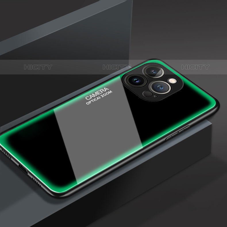 Custodia Silicone Specchio Laterale Cover M01 per Apple iPhone 15 Pro