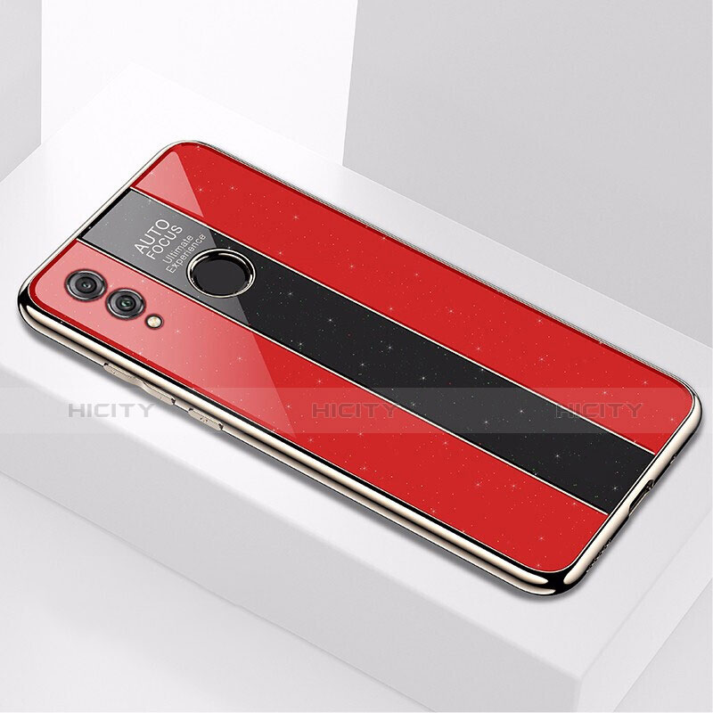 Custodia Silicone Specchio Laterale Cover M01 per Huawei Honor 10 Lite Rosso