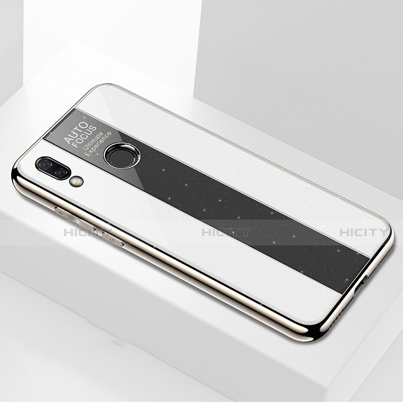 Custodia Silicone Specchio Laterale Cover M01 per Huawei Nova 3i Bianco