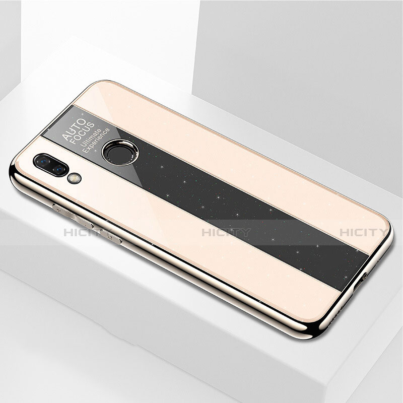 Custodia Silicone Specchio Laterale Cover M01 per Huawei Nova 3i Oro