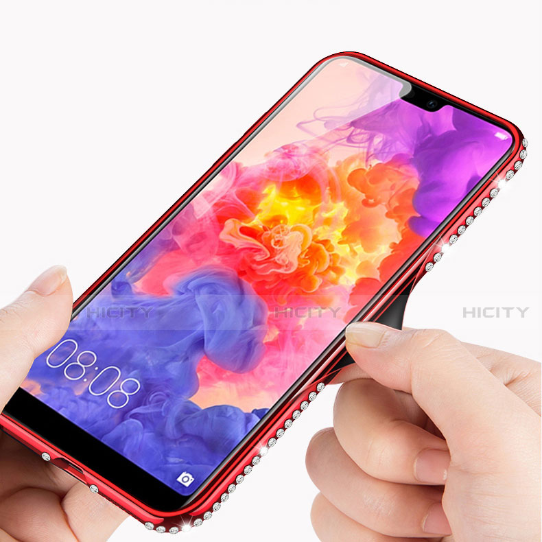 Custodia Silicone Specchio Laterale Cover M01 per Huawei P20 Lite