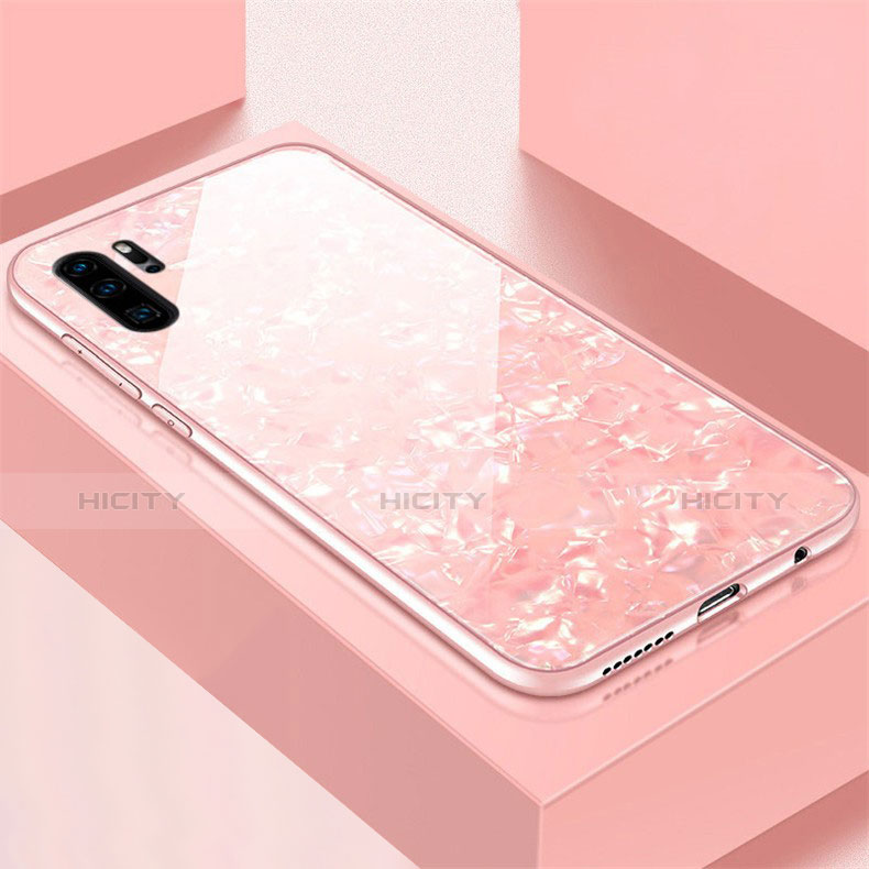 Custodia Silicone Specchio Laterale Cover M01 per Huawei P30 Pro