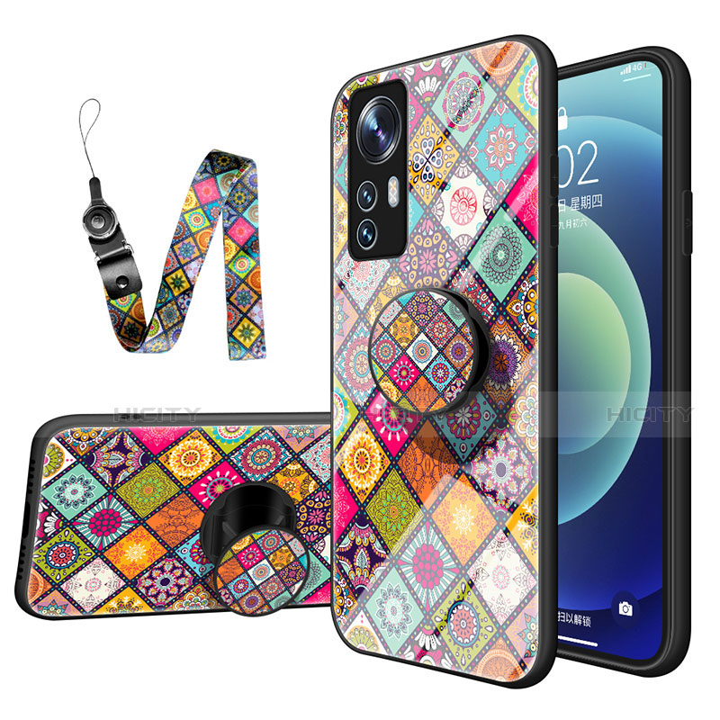 Custodia Silicone Specchio Laterale Cover M01 per Xiaomi Mi 12 5G Multicolore