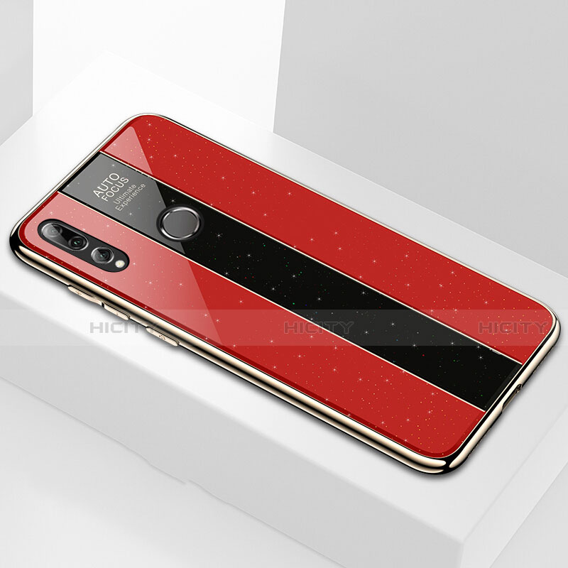 Custodia Silicone Specchio Laterale Cover M02 per Huawei Enjoy 9s Rosso