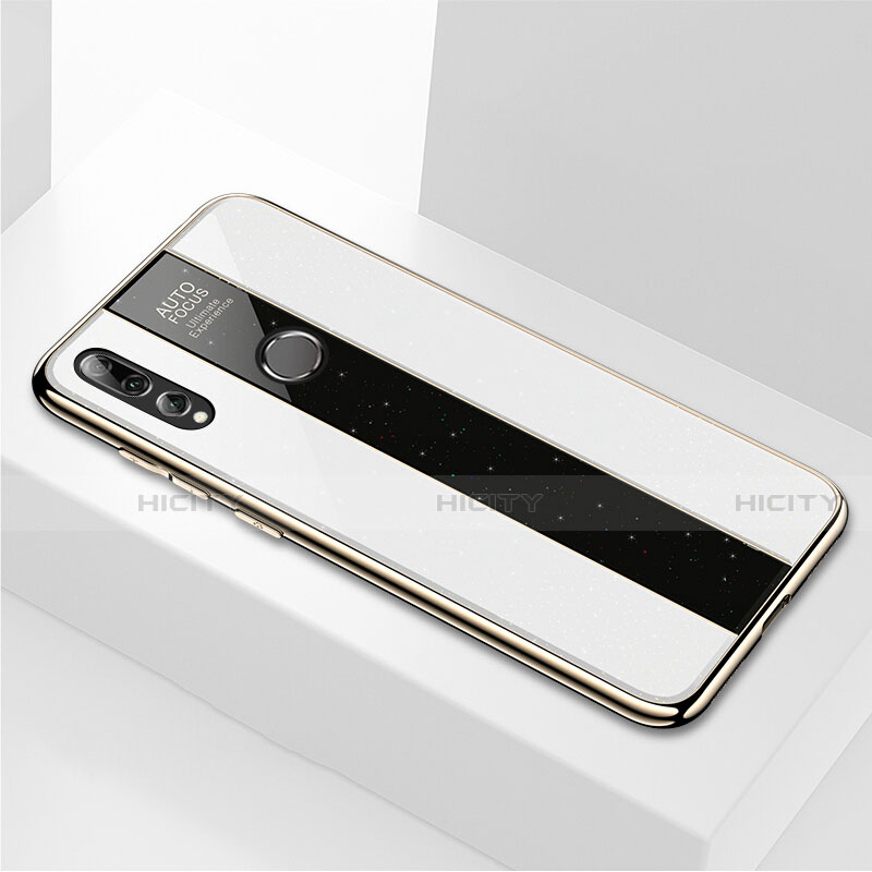 Custodia Silicone Specchio Laterale Cover M02 per Huawei Honor 20i Bianco