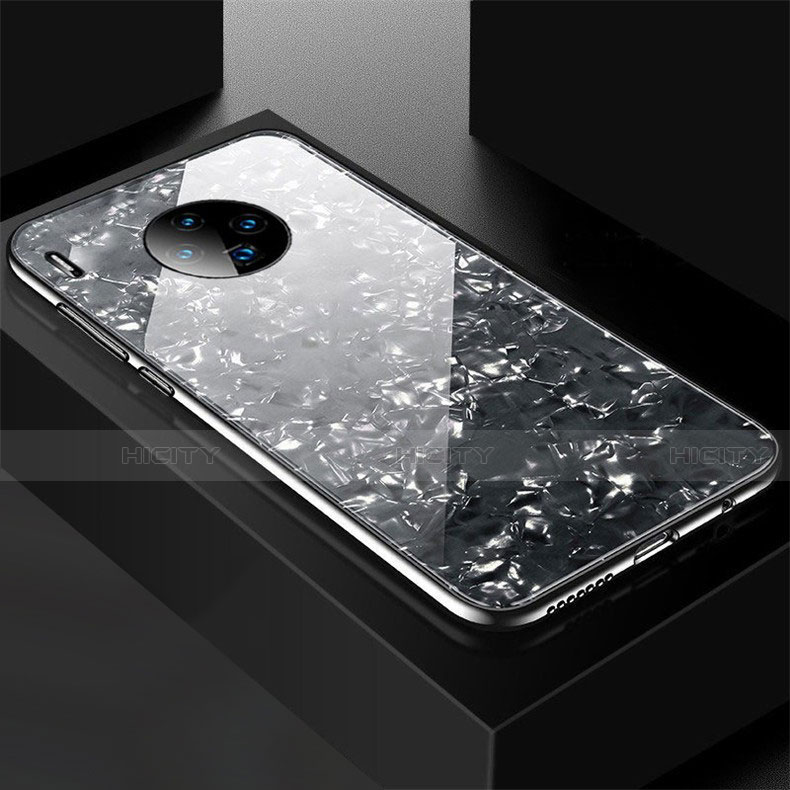 Custodia Silicone Specchio Laterale Cover M02 per Huawei Mate 30 5G