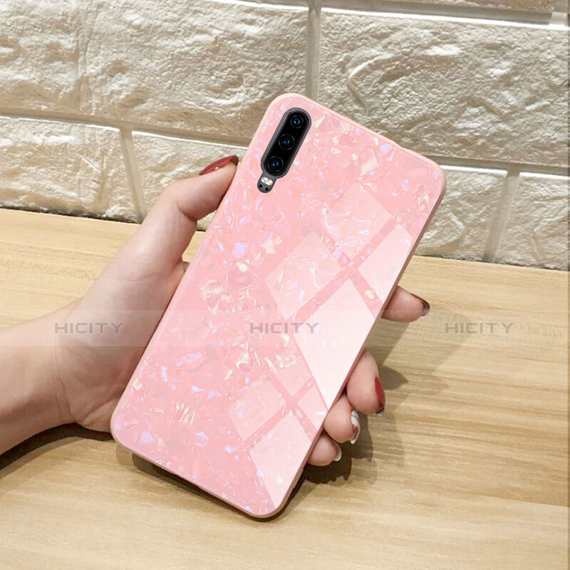 Custodia Silicone Specchio Laterale Cover M02 per Huawei P30