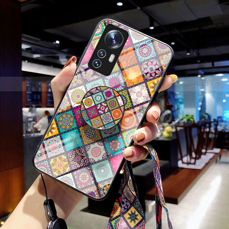 Custodia Silicone Specchio Laterale Cover M02 per Xiaomi Mi 12 Pro 5G