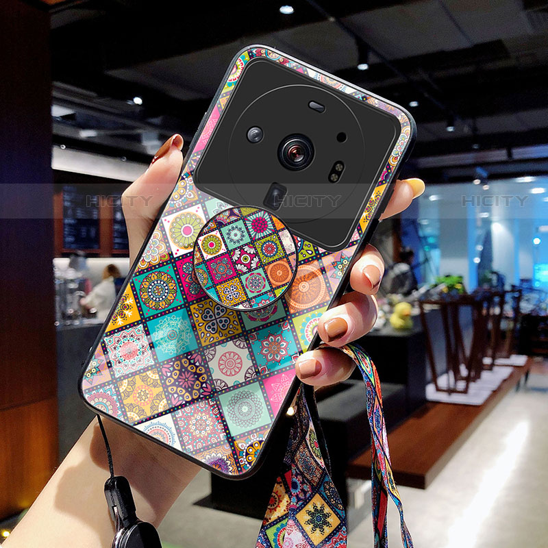 Custodia Silicone Specchio Laterale Cover M02 per Xiaomi Mi 12 Ultra 5G Multicolore