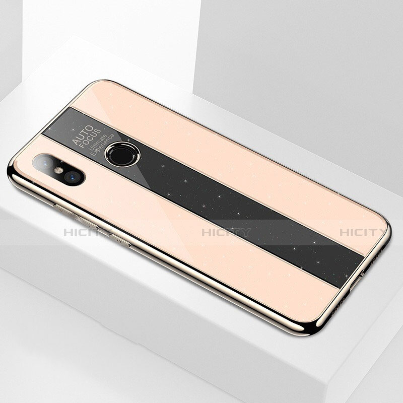 Custodia Silicone Specchio Laterale Cover M02 per Xiaomi Mi 6X Oro