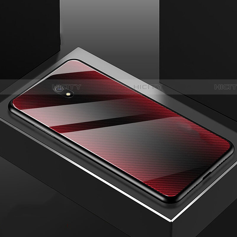Custodia Silicone Specchio Laterale Cover M02 per Xiaomi Redmi 8A