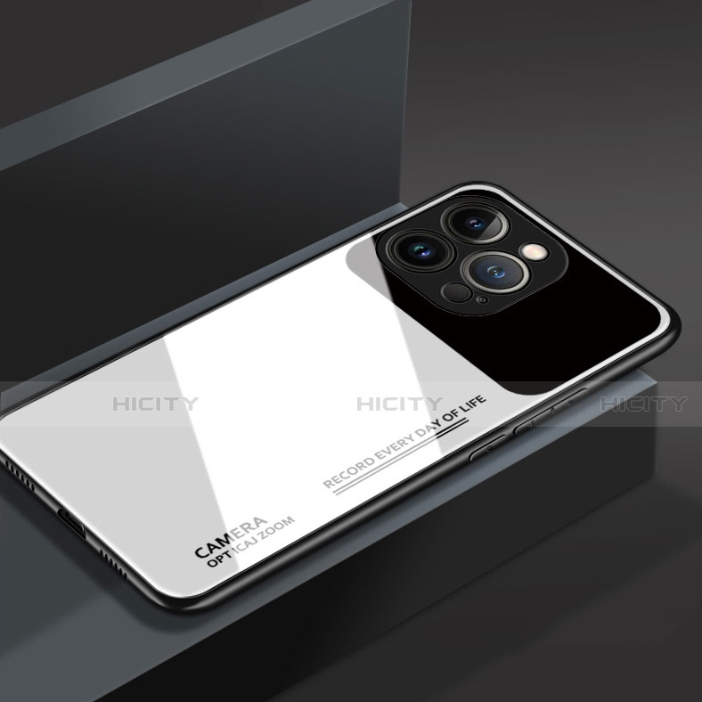 Custodia Silicone Specchio Laterale Cover M03 per Apple iPhone 13 Pro