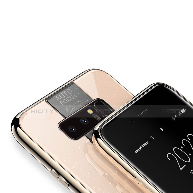 Custodia Silicone Specchio Laterale Cover M03 per Samsung Galaxy Note 8