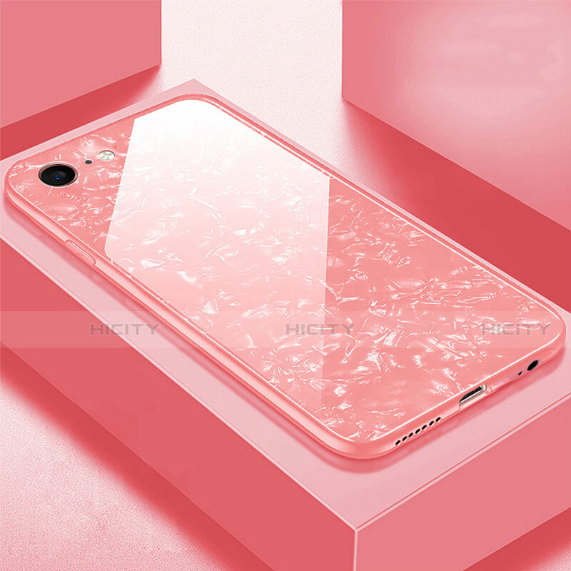 Custodia Silicone Specchio Laterale Cover P01 per Apple iPhone 6S Plus Oro Rosa