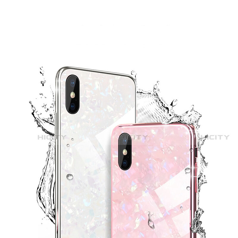 Custodia Silicone Specchio Laterale Cover per Apple iPhone Xs Max