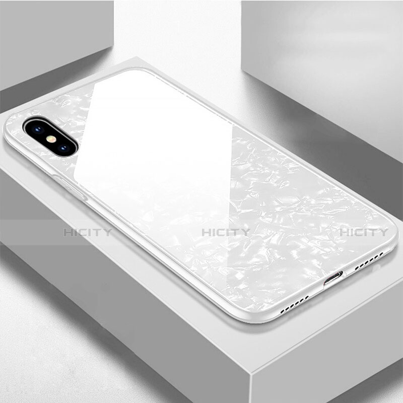 Custodia Silicone Specchio Laterale Cover per Apple iPhone Xs Max