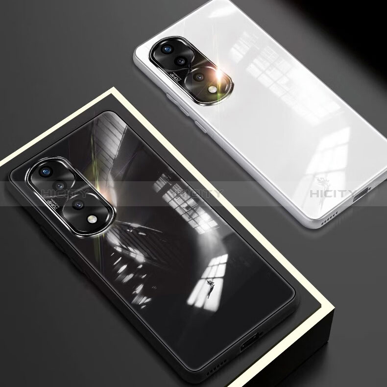 Custodia Silicone Specchio Laterale Cover per Huawei Honor 90 Pro 5G