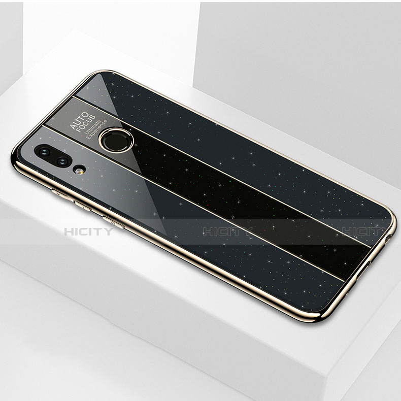 Custodia Silicone Specchio Laterale Cover per Huawei Honor V10 Lite Nero