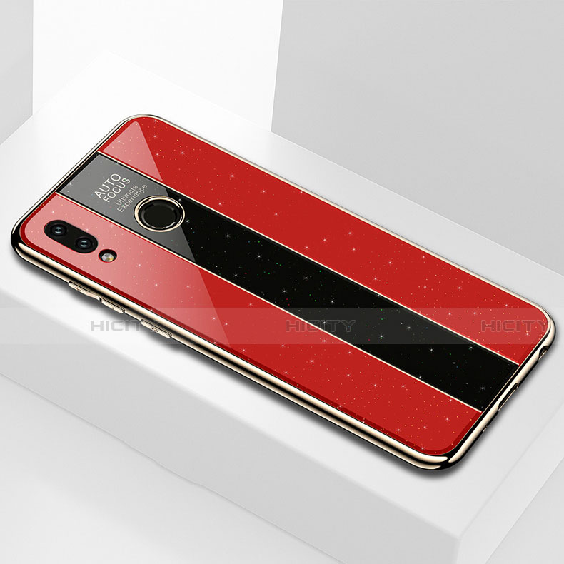 Custodia Silicone Specchio Laterale Cover per Huawei Honor View 10 Lite Rosso