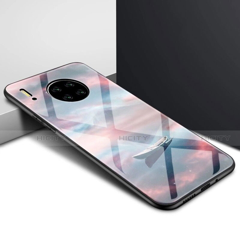 Custodia Silicone Specchio Laterale Cover per Huawei Mate 30E Pro 5G Multicolore