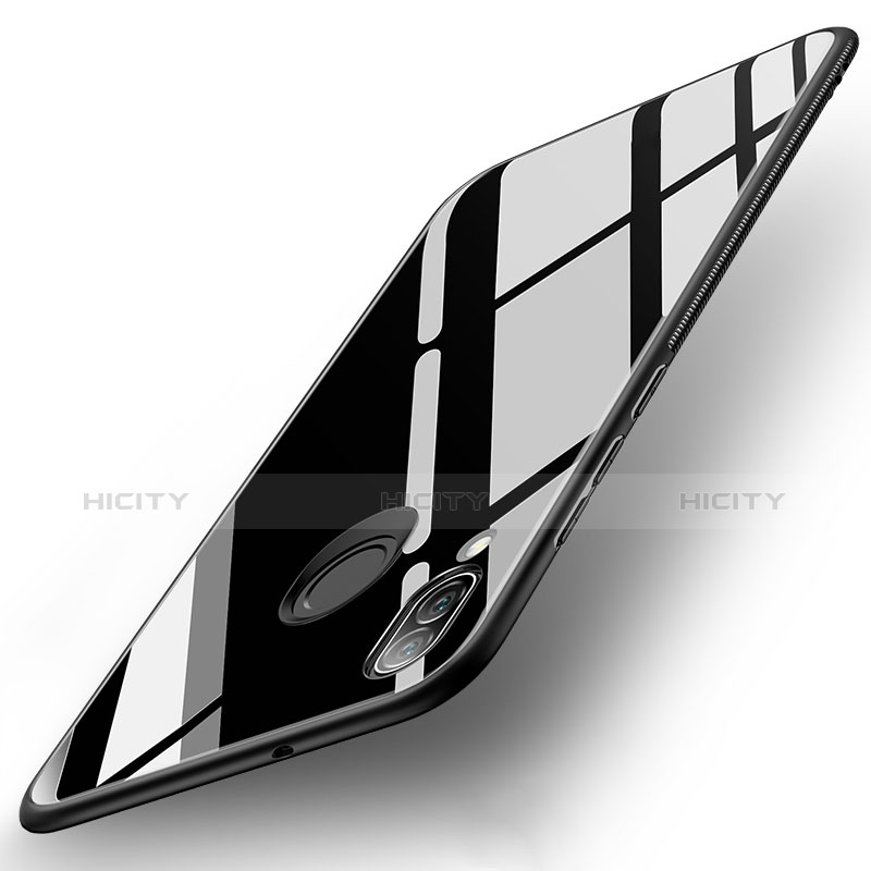 Custodia Silicone Specchio Laterale Cover per Huawei Nova 3e Nero