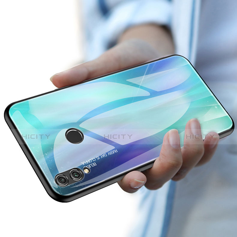 Custodia Silicone Specchio Laterale Cover per Huawei P Smart (2019)