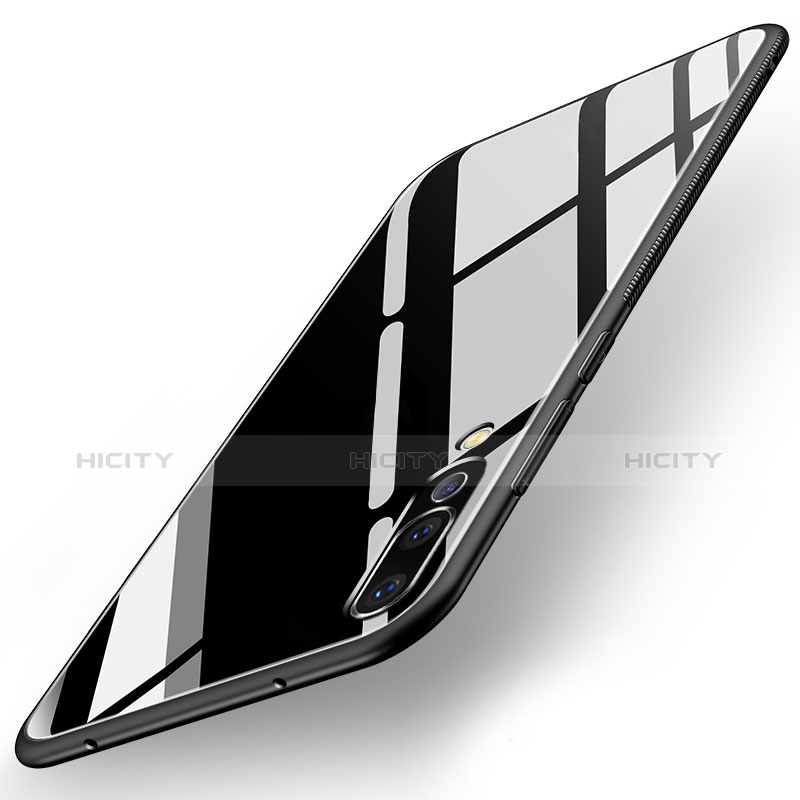 Custodia Silicone Specchio Laterale Cover per Huawei P20 Pro Nero