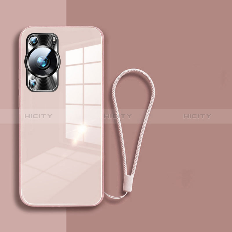 Custodia Silicone Specchio Laterale Cover per Huawei P60