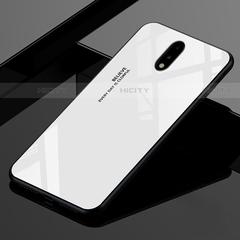 Custodia Silicone Specchio Laterale Cover per OnePlus 7