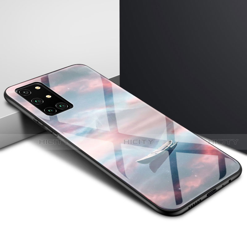 Custodia Silicone Specchio Laterale Cover per OnePlus 8T 5G Marrone