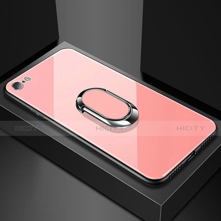 Custodia Silicone Specchio Laterale Cover per Oppo A71 Rosa