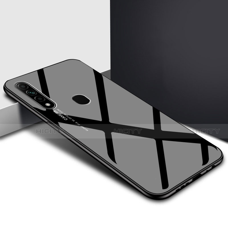 Custodia Silicone Specchio Laterale Cover per Oppo A8