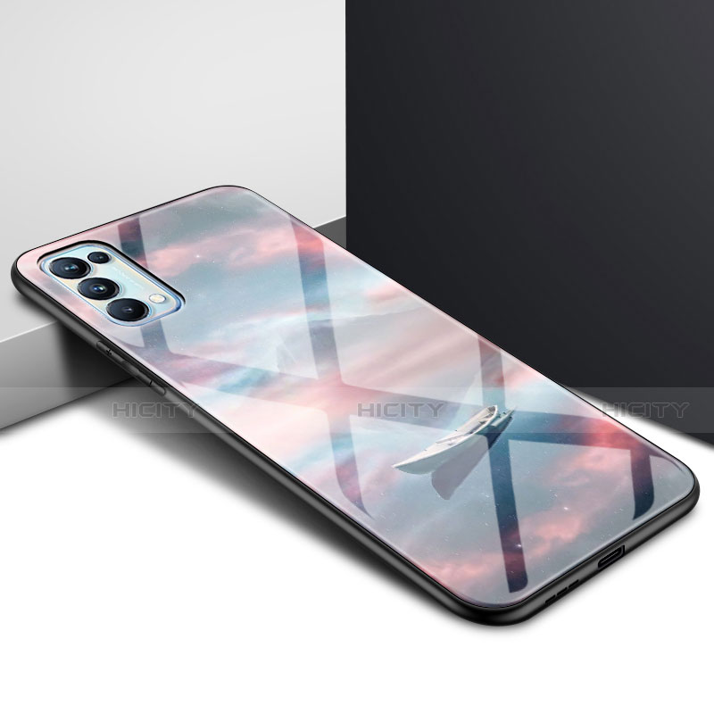 Custodia Silicone Specchio Laterale Cover per Oppo Find X3 Lite 5G