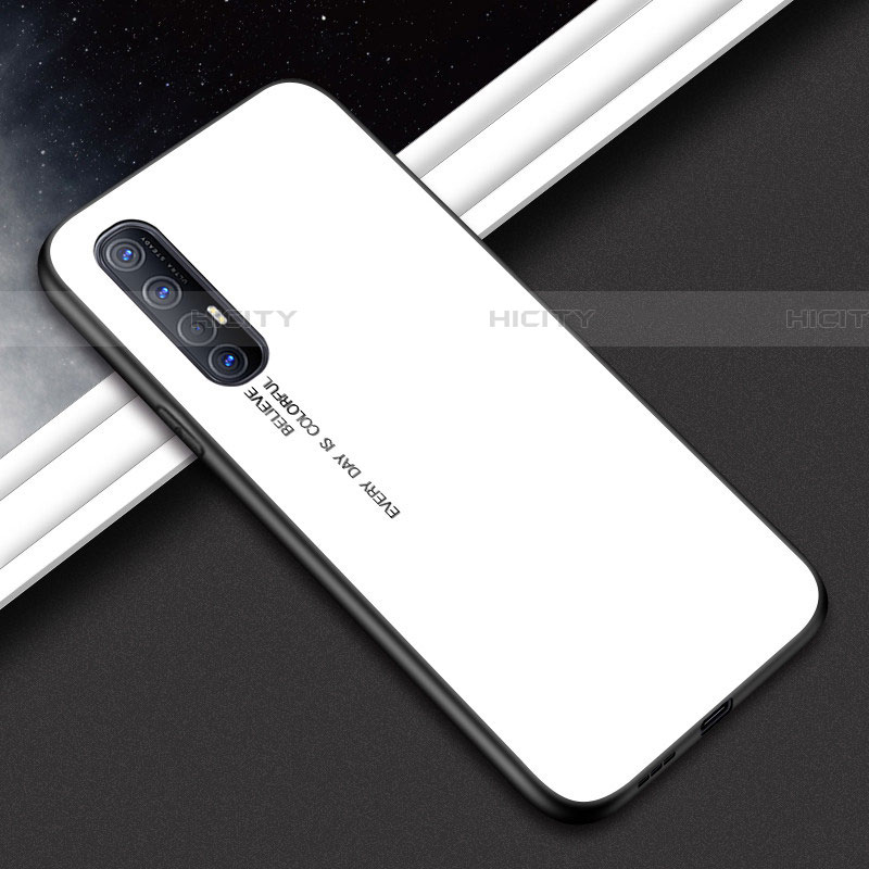 Custodia Silicone Specchio Laterale Cover per Oppo Reno3 Pro