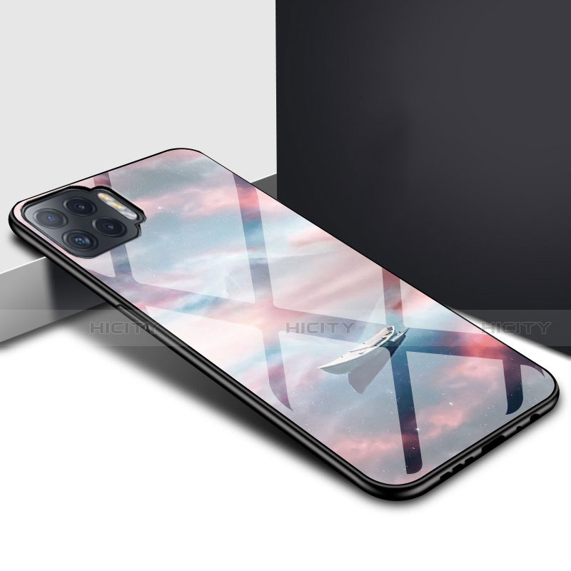 Custodia Silicone Specchio Laterale Cover per Oppo Reno4 F