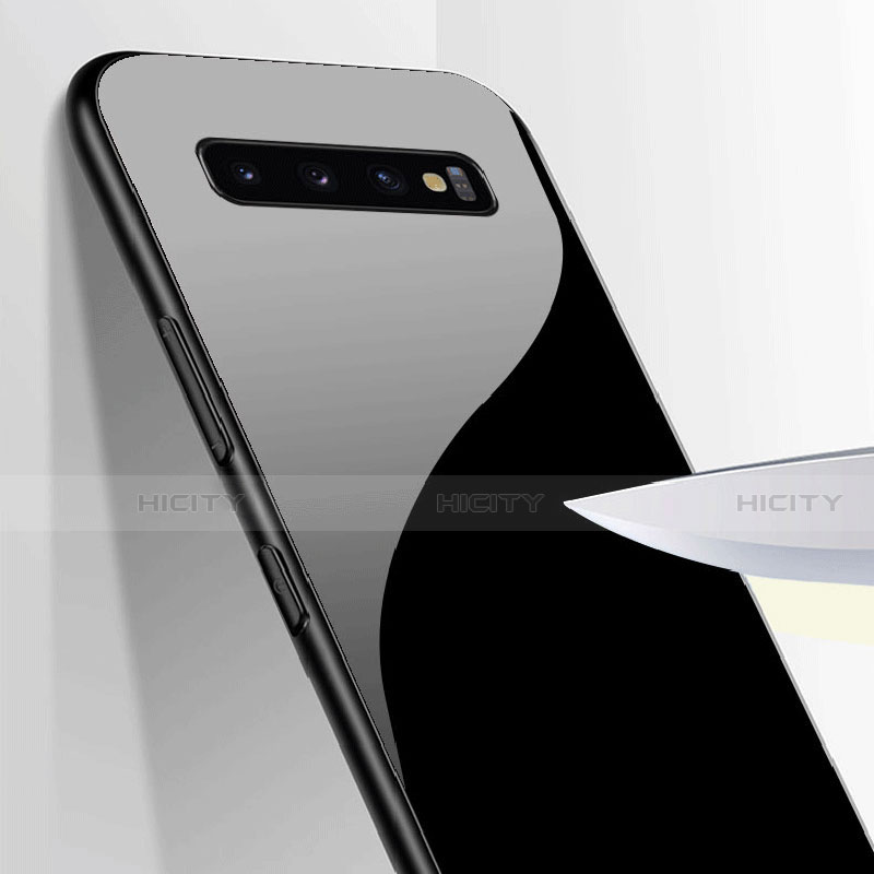 Custodia Silicone Specchio Laterale Cover per Samsung Galaxy S10 5G