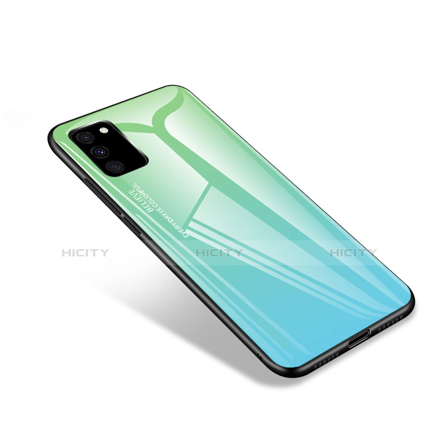 Custodia Silicone Specchio Laterale Cover per Samsung Galaxy S20 Lite 5G Verde