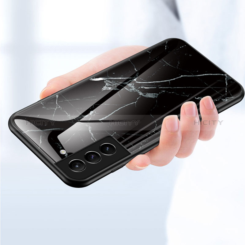 Custodia Silicone Specchio Laterale Cover per Samsung Galaxy S24 5G