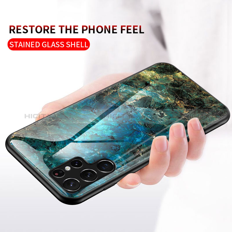 Custodia Silicone Specchio Laterale Cover per Samsung Galaxy S24 Ultra 5G