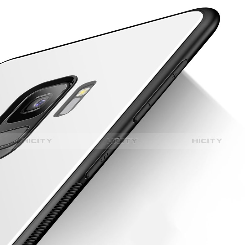 Custodia Silicone Specchio Laterale Cover per Samsung Galaxy S9