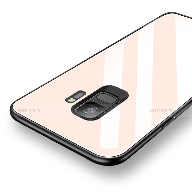 Custodia Silicone Specchio Laterale Cover per Samsung Galaxy S9