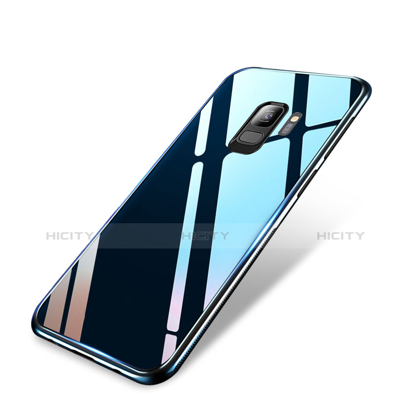 Custodia Silicone Specchio Laterale Cover per Samsung Galaxy S9